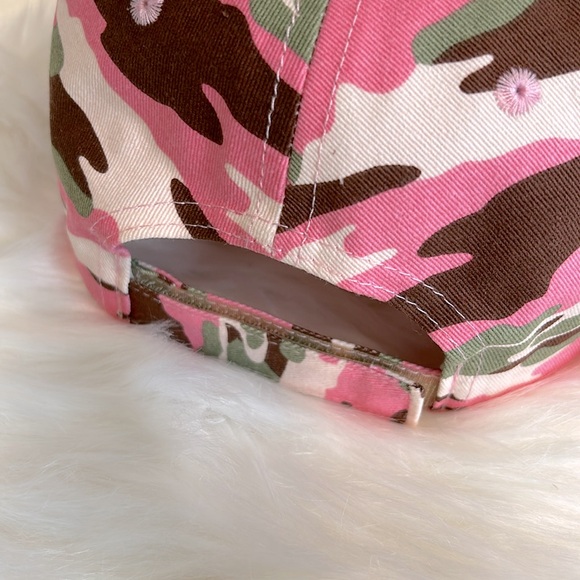 Cotton Denim Ladies Camouflage Cap NEW - Picture 5 of 8